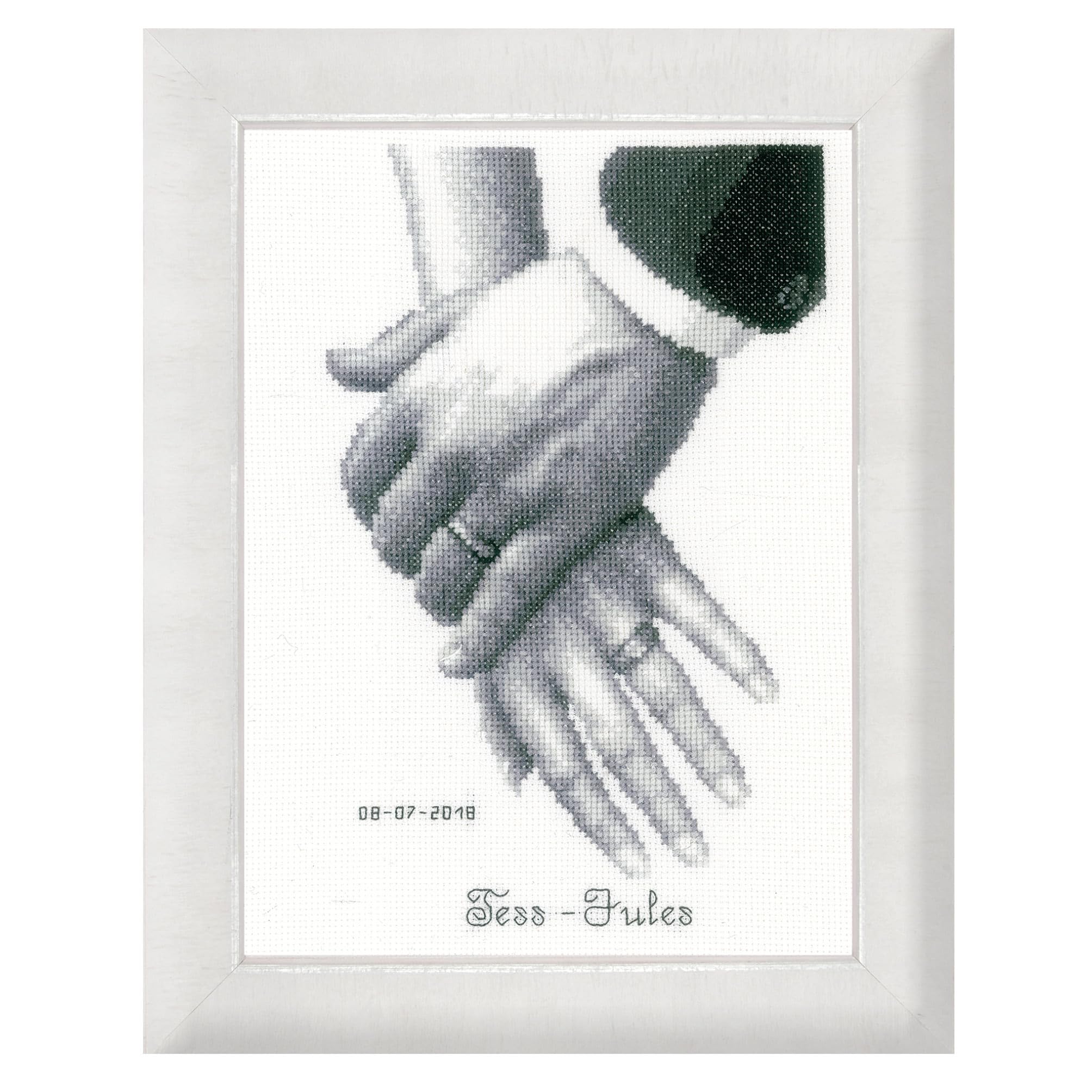 Vervaco Counted Cross Stitch Kit: Love for Life, Multi-Color, 18cm x 25cm