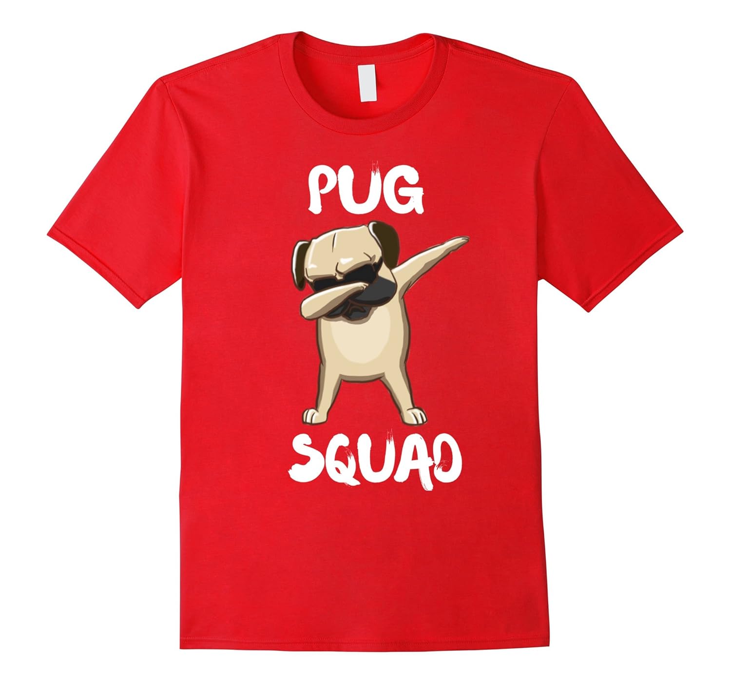 dabbing pug Squad t shirt cute Funny Dog pug shirt dab dance-Art