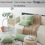 Home Brilliant Sage Green Cushion Covers 50x50 cm Pack of 2 view 2
