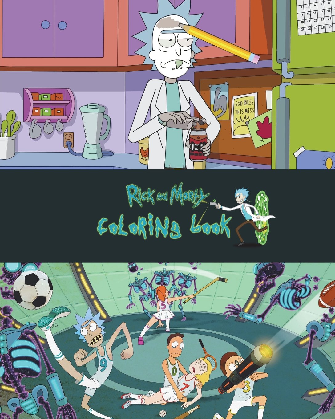 940 Rick And Morty Coloring Book Amazon Best HD