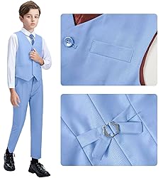 Boys Suit Kids Light Blue Suits for Boys Wedding