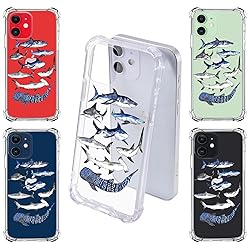 LuGeKe Cool Shark Print Case for iPhone 11