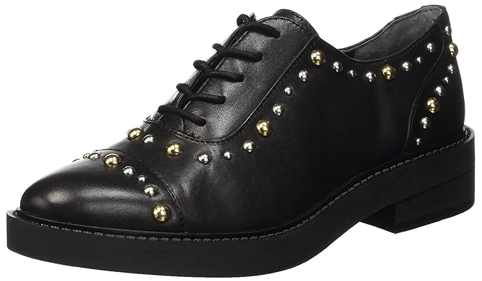 Guess Women?s Veri Studded LaceUp Safety Shoes Black