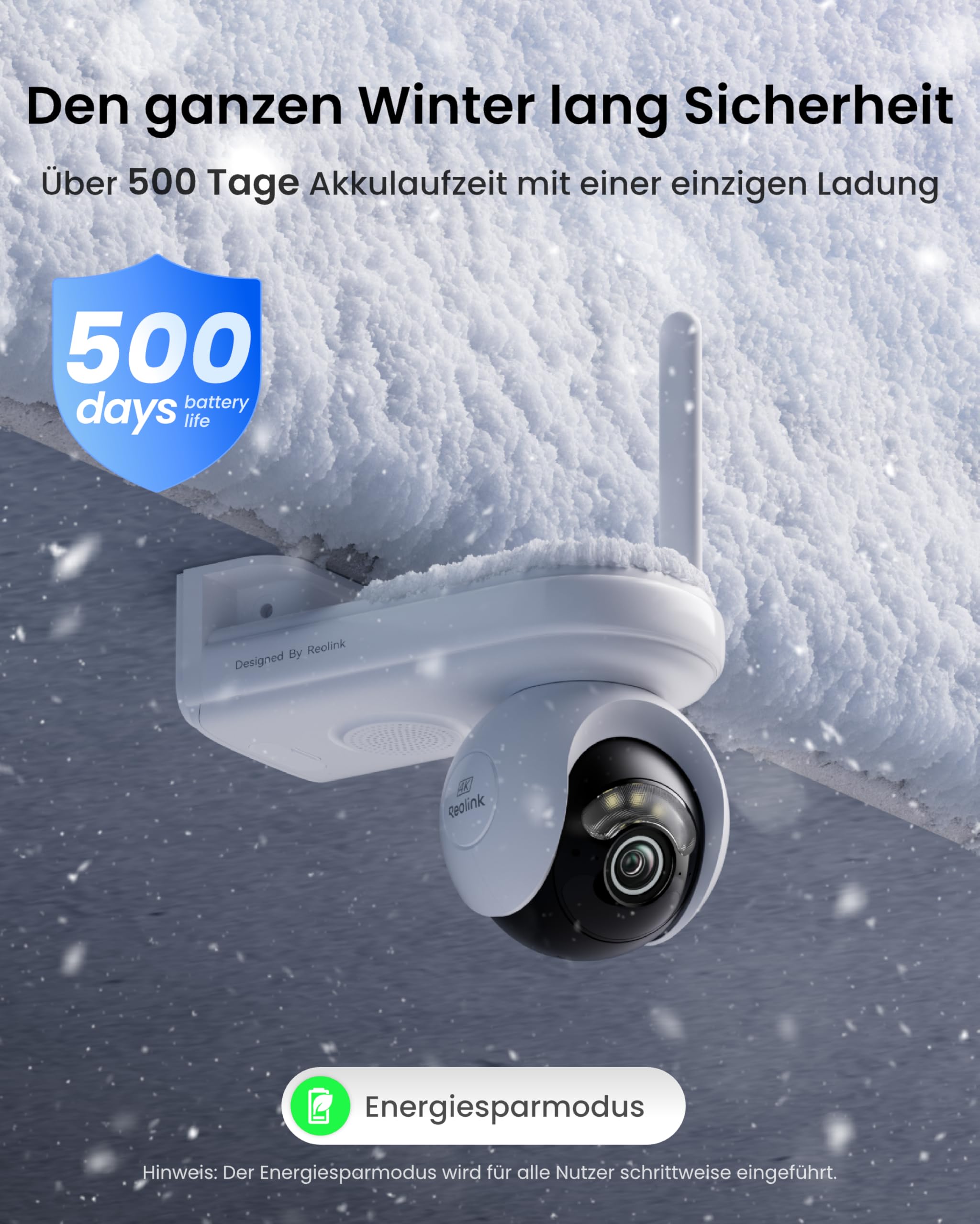Reolink Altas PT Ultra, Erste 4K Solar Überwachungskamera Aussen Akku mit Daueraufzeichnung, Auto-Tracking, 10s Voraufzeichnung, ColorX-Nachtsicht, 8MP PT WLAN Kamera Outdoor, Wi-Fi 6, mit Solarpanel 5