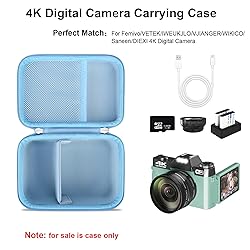 Elonbo 4K Digital Camera Carrying Case for