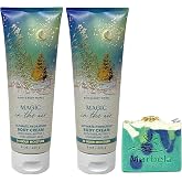 Bath &amp; Body Works Magic In The Air 2 Pack Body Cream Bundle with an Aloe Vera Bar Soap - Full Size