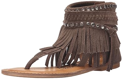 naughty monkey fringe sandals