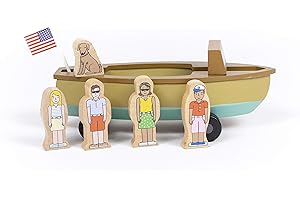 Jack Rabbit Creations Magnetic Vintage Lake Boat