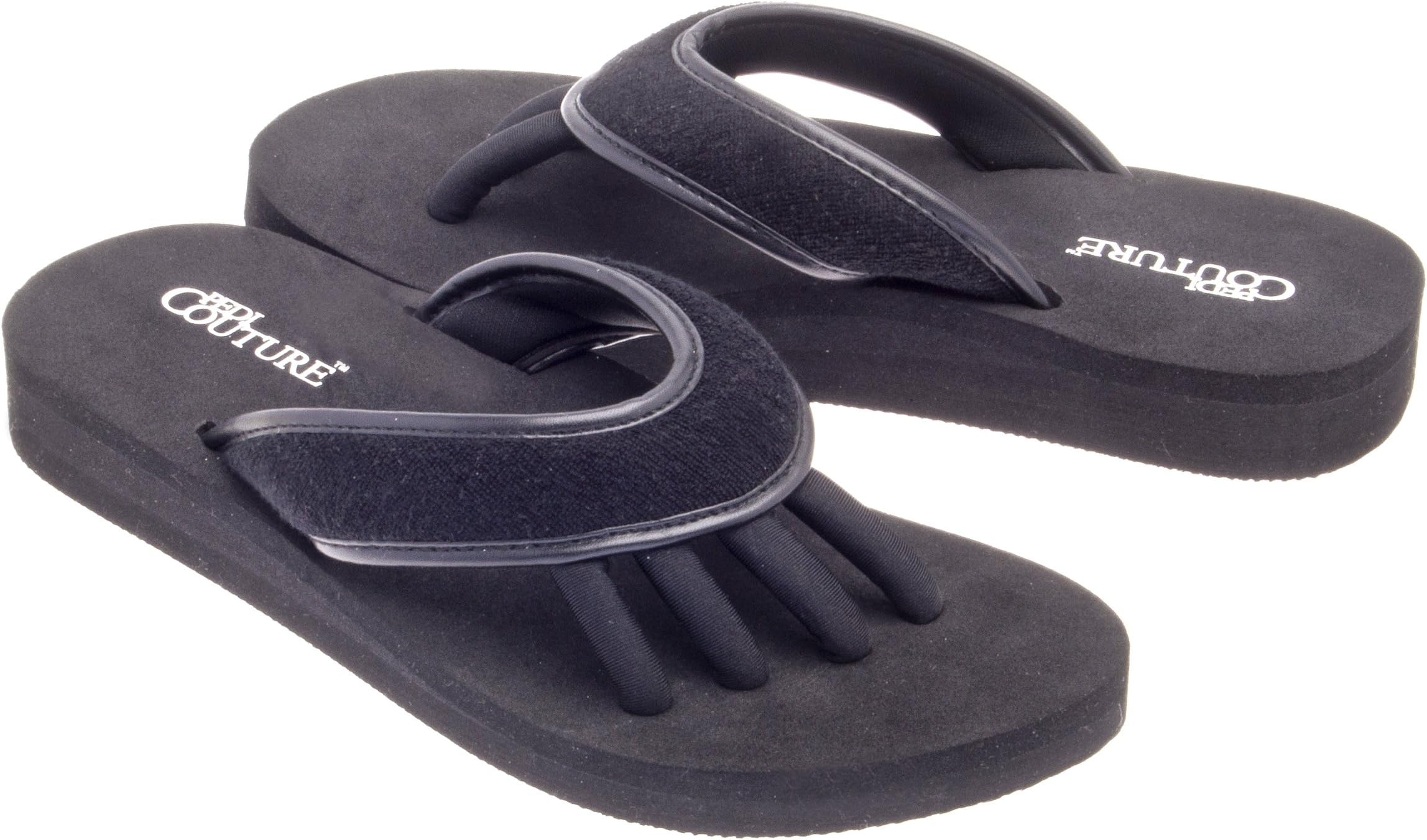 Pedi Couturespa sandals, black