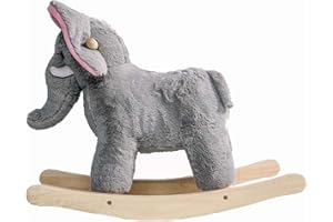 PonyLand Rocking Elephant with Music, Rocker Large