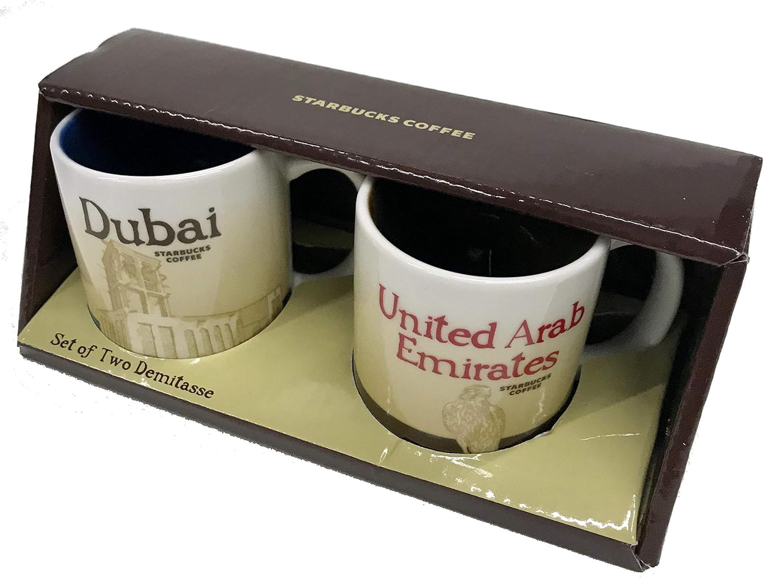 Starbucks Coffee 2011 Set of Two Demitasse Cups, Dubai