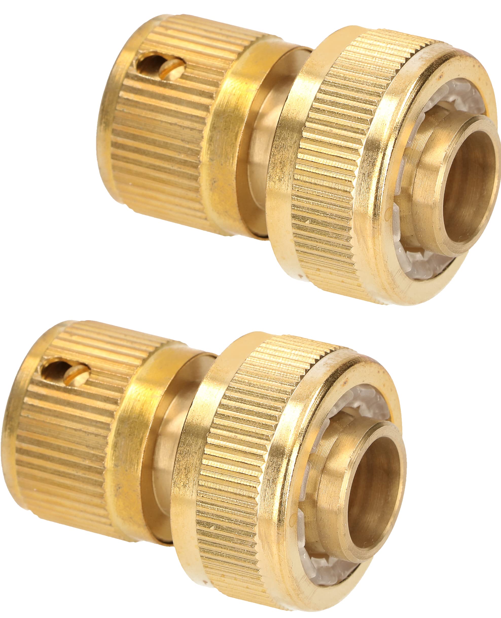 KOTARBAU® Set of 2 quick coupling 3/4 inch for garden hose made of brass