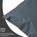 iSOUL 50 Mixed Size Grey Postage Bags for Clothes Parcel Mailing Packaging view 5