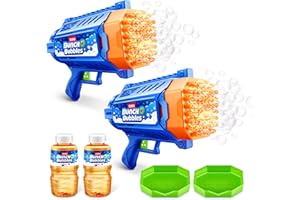 Bunch O Bubbles Motorized Bubble Blaster 2 Pack by ZURU Automatic Bubble Machine for Kids, Teens and Adults, Perfect for Summer Outdoor Fun or Party
