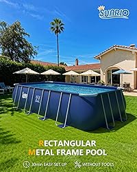 Sunrio 18'*9'*52" Rectangular Above Ground Swimming