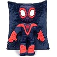 Jay Franco Marvel Spidey & His Amazing Friends Miles Morales 3D Snuggle Pillow - Super Soft Plush Pillow - Measures 15 Inches