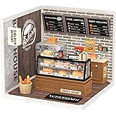 Rolife LED Building Blocks for Adults,1:24 Toy Building Sets,Model Building Kits,DIY Miniature Dollhouse Kits for Adults,Hobb