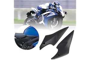 WYNMOTO Matte Black Gas Tank Side Cover Panel Fairing Compatible for Suzuki 2006 2007 GSXR600 GSXR750 K6 06 07 GSXR 600 GSXR 750 Tank Side Fairing Panel