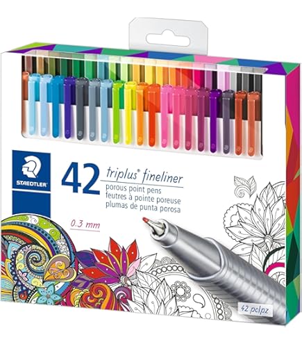 Amazon.com: STAEDTLER Fineliner triplus 60, 2 Pack (2 sets of 60