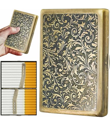 財布・ケース・小物入れ Vintage Cigarette Case Amazon.com: Retro