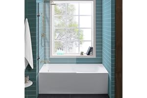 Swiss Madison Ivy 60 X 30 Left-Hand Drain Alcove Bathtub with Apron