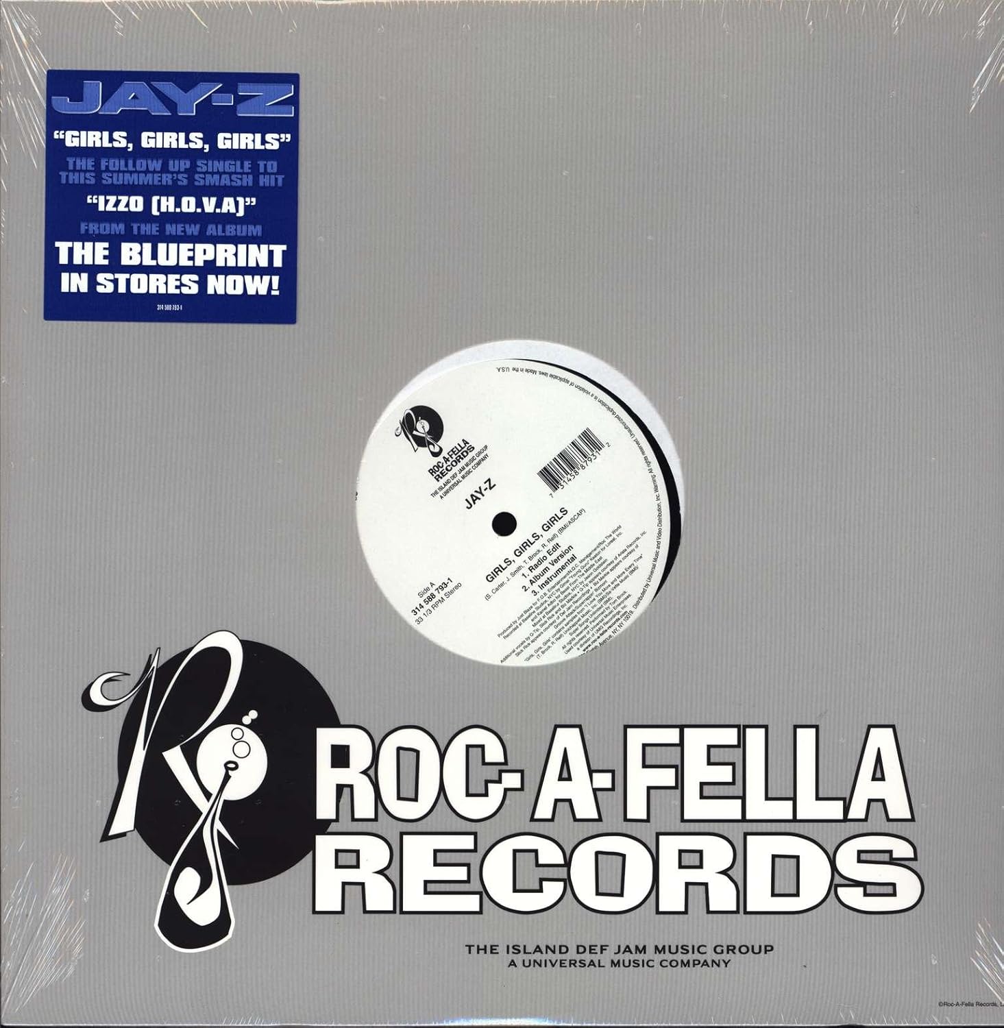 JayZ Girls, Girls, Girls [Vinyl] Music