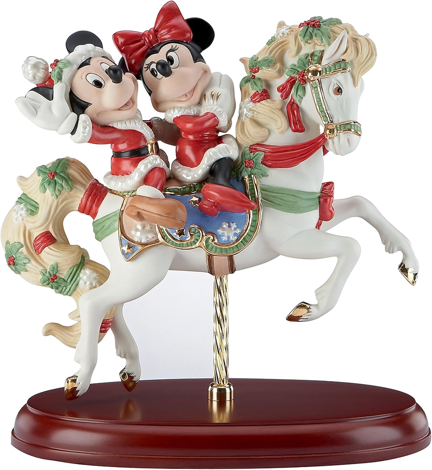 Lenox Mickey's Christmas Carousel Horse Figurine Amazon.co.uk Kitchen