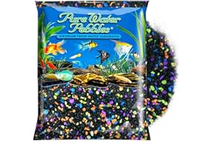 Pure Water Pebbles Lasernite Glo Aquarium Gravel - 5 lbs - Non-Toxic, Colorfast, Vibrant Substrate for Aquariums, Terrariums, Ponds & Crafts