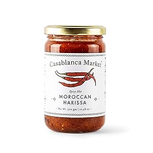 Casablanca Market Moroccan Harissa Sauce All Natural Harissa Chilli Pepper sauce (300 Grams Single)