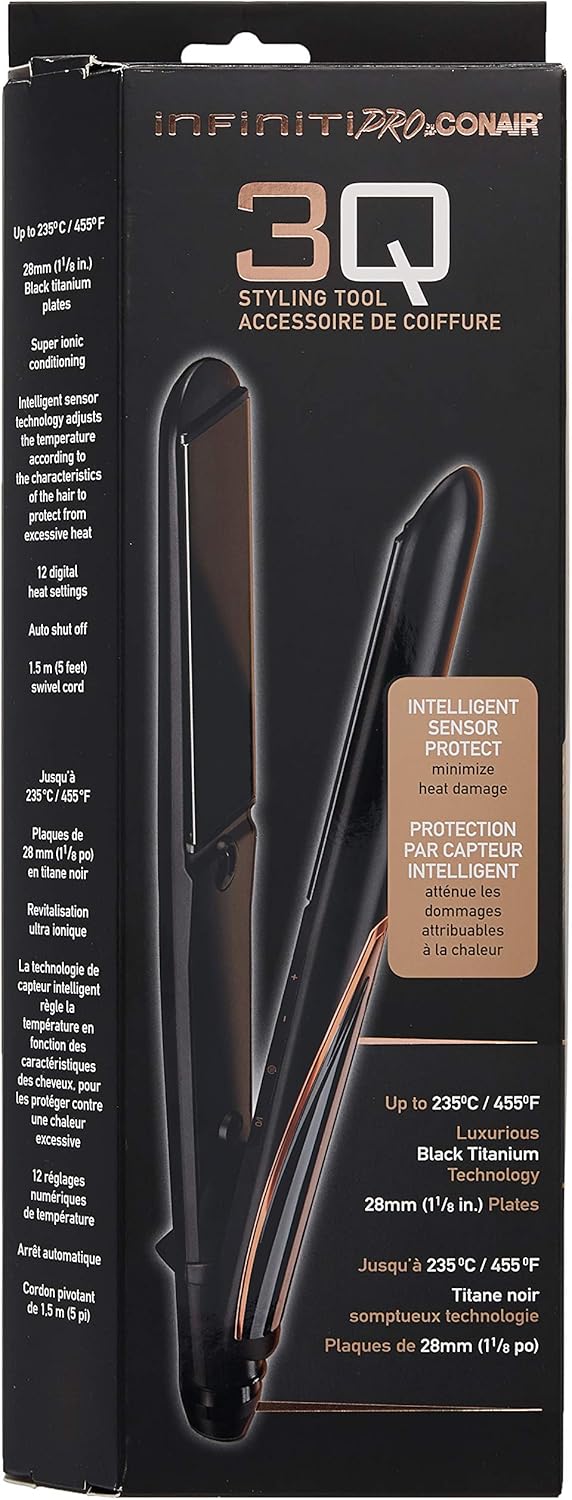 infiniti pro conair flat iron temperature guide