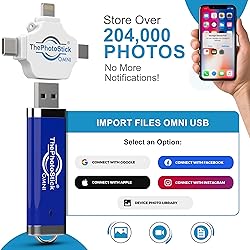 ThePhotoStick® Omni 256GB - Secure Photo & Video