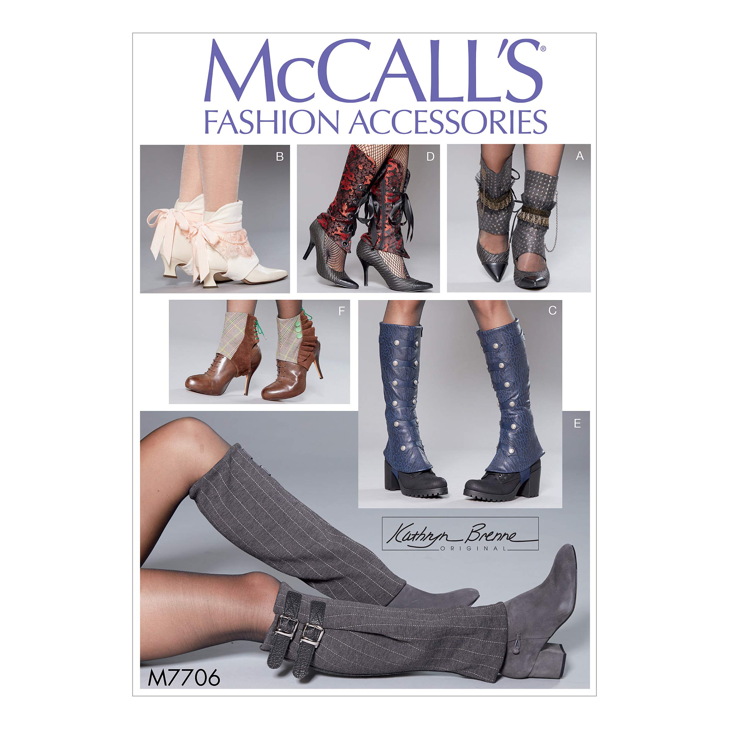 Mccall's Patterns Misses Spats, Tissue, Multi-Colour, 17 x 0.5 x 0.07 cm