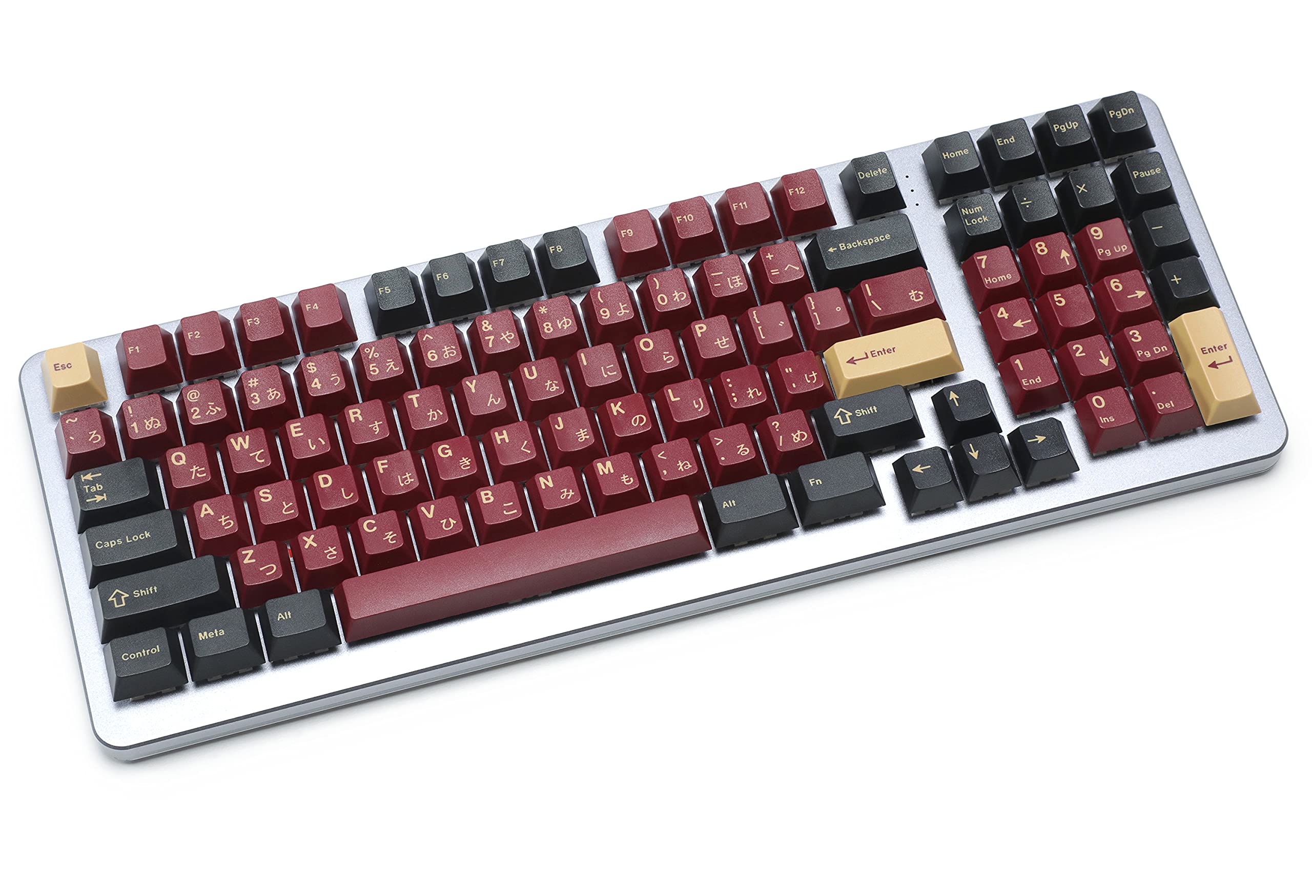 DROP + Redsuns GMK Red Samurai Keycap Set for Full-Size Keyboards - Compatible with Cherry MX Switches and Clones (1800 Layout 113-key Kit)
