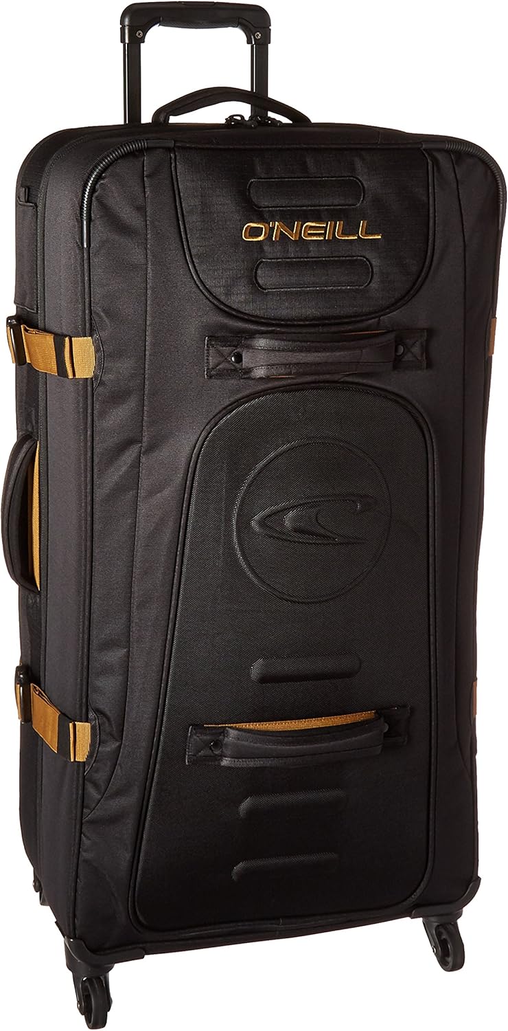 O'Neill Men's Traveler Deluxe Luggage, Black, One Size