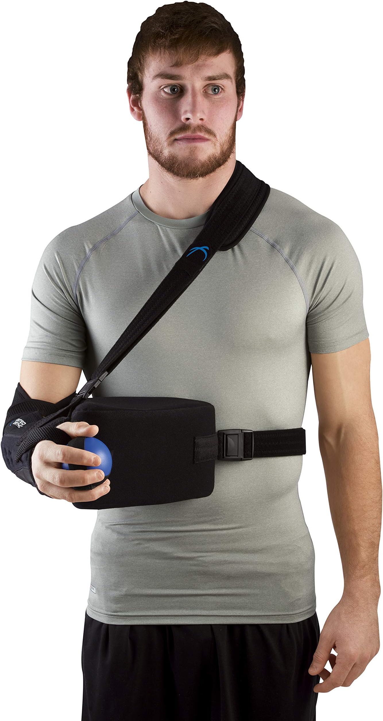 United Ortho 200060-05 Neutral Shoulder Abduction Sling, Medium (fits 11"-13" When Measured from The Elbow to The Knuckles)