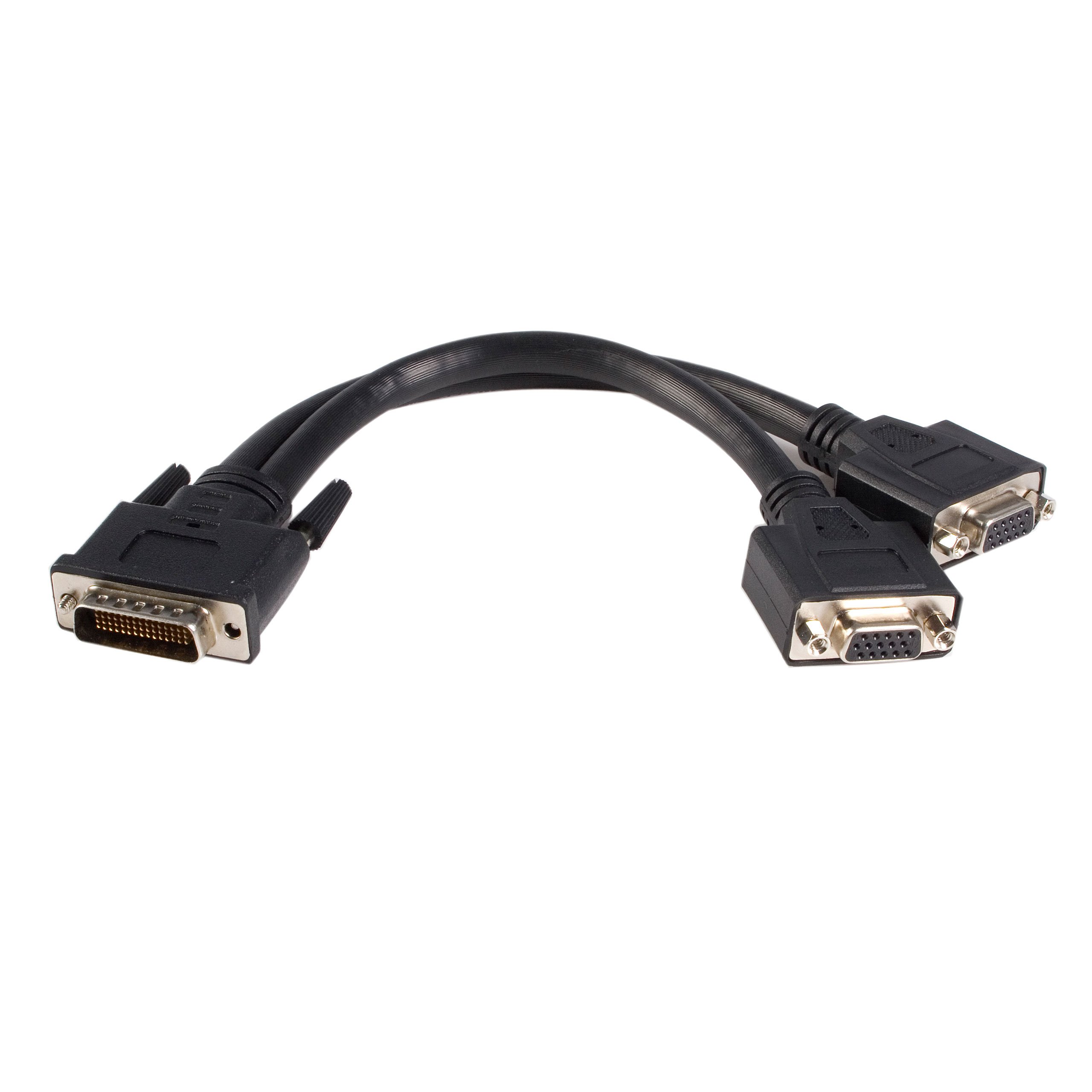 StarTech.com DMS 59 to VGA Splitter - 8in - DMS 59 to 2x VGA - Y Cable - Monitor Splitter Cable - DMS 59 Cable - DMS 59 to VGA Adapter (DMSVGAVGA1) — image 1