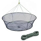 Persei Foldable Fishing Net Hand Casting Cage Crab Net for Fish Shrimp Minnow Crayfish Crab