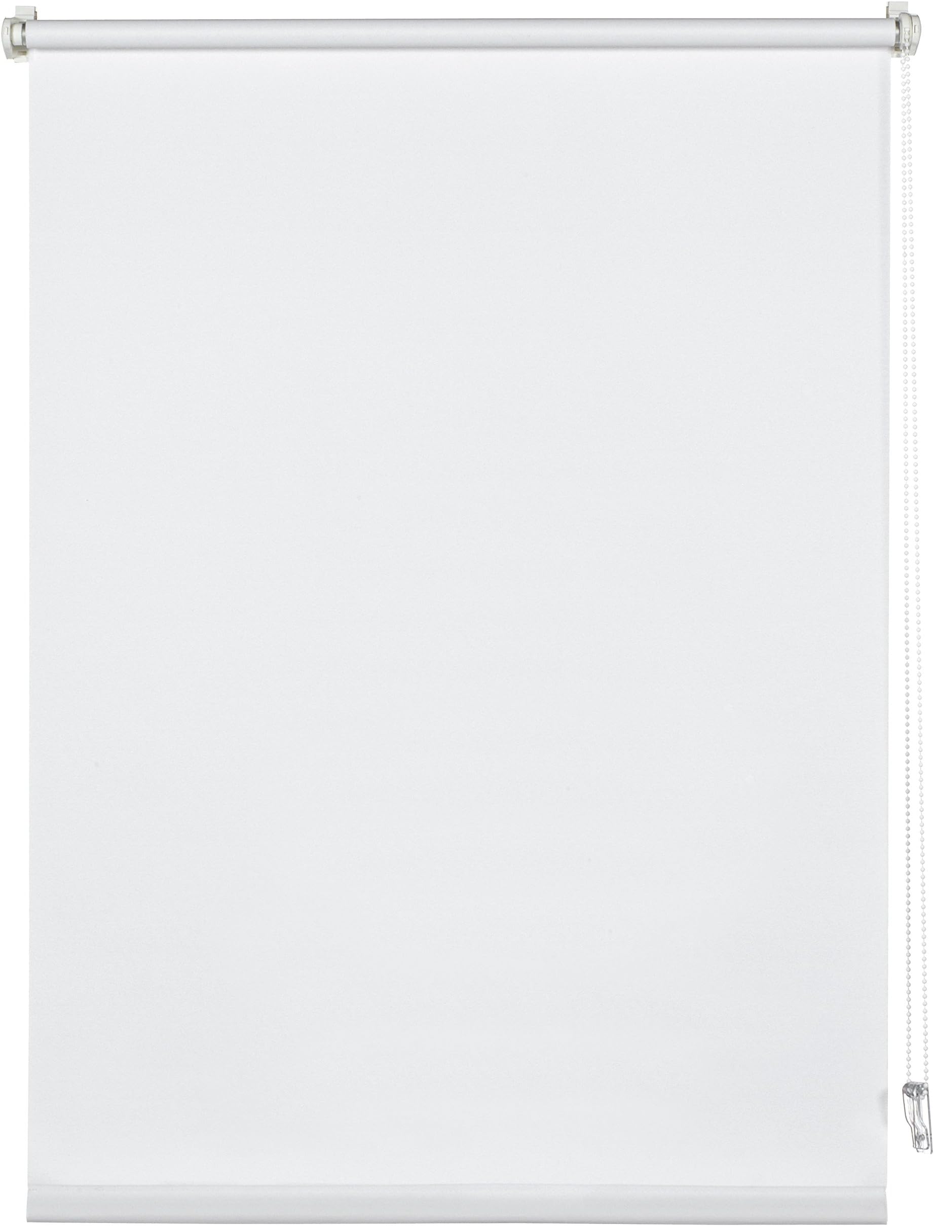 Deco Company Uni Klemmrollo 45 x 150, Polyester, White, 45 x 150 cm