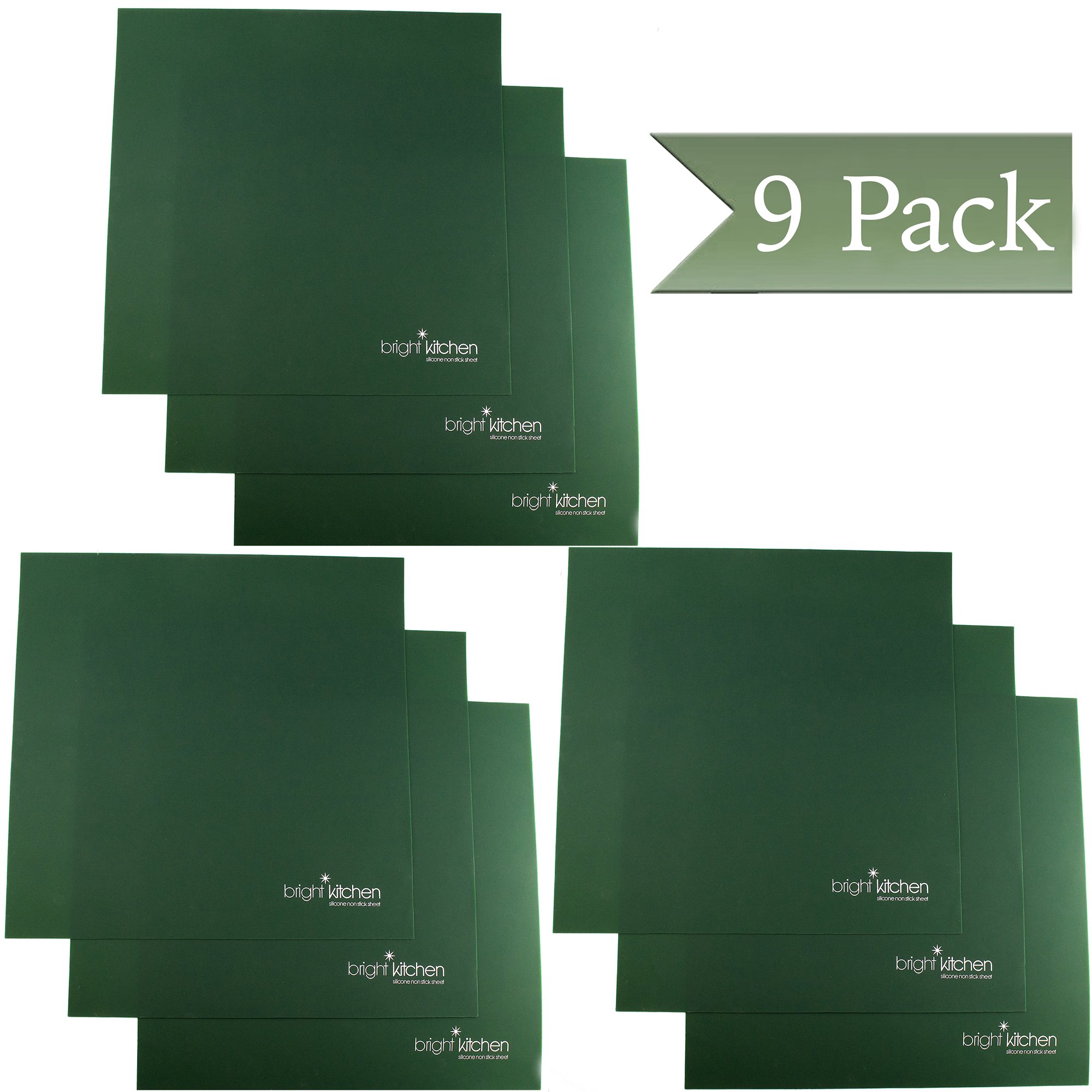 Set Of 9 14 X 14 Silicone Sheets For Excalibur Dehydrator Bright