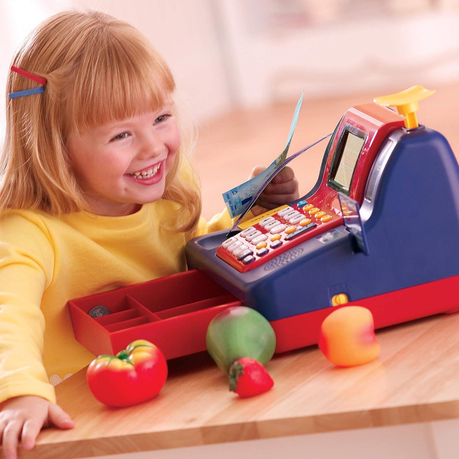 learning resources pretend and play teaching cash register