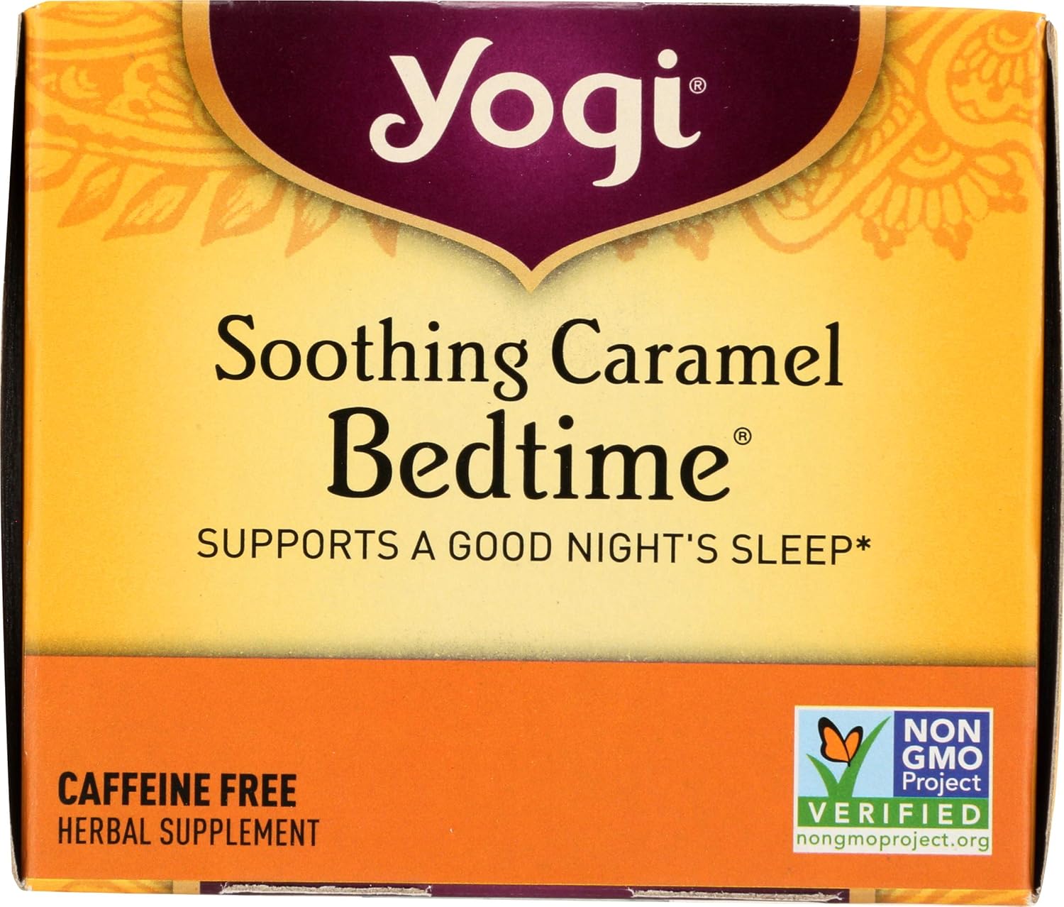 Yogi Tea, Soothing Caramel Bedtime, 16 Count : Grocery Tea Sampler : Grocery & Gourmet Food