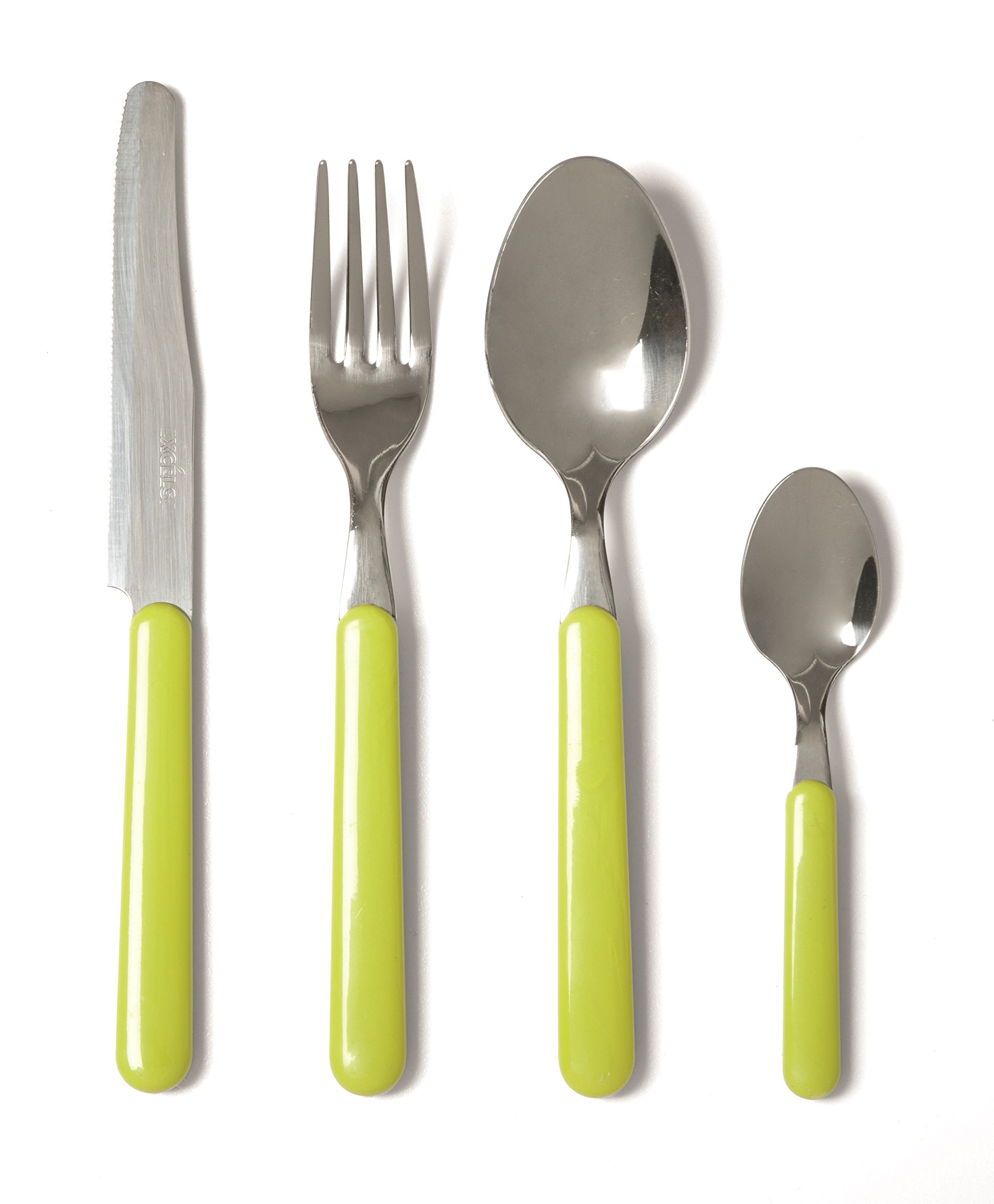 Color Life Cutlery 24 Pieces Fashion Green