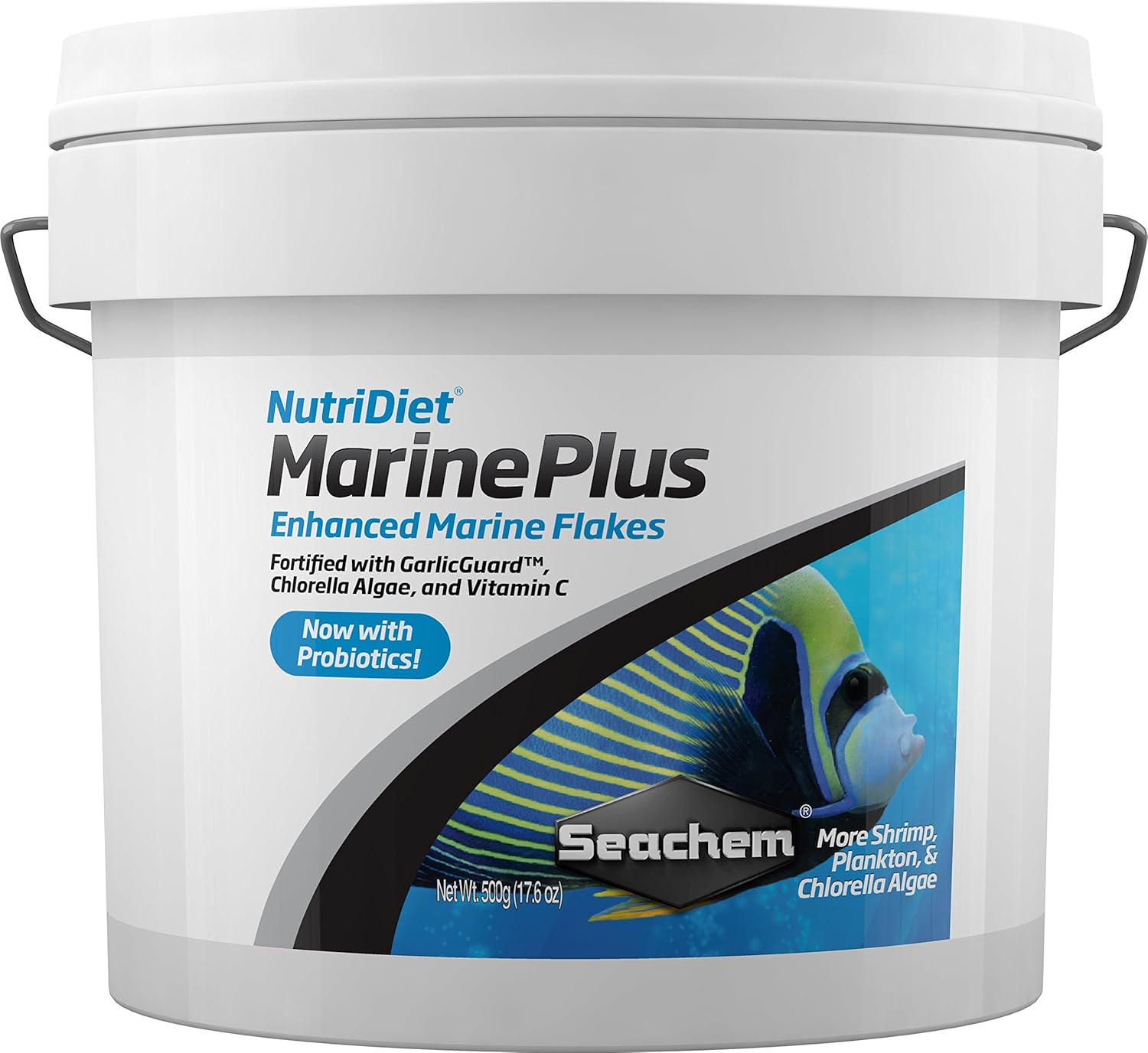 Seachem NutriDiet Marine Plus Flakes - Probiotic Fish Food Formula with Entice 500g