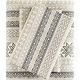 True North by Sleep Philosophy Flannel Sheets Twin XL Size, Cozy 100% Cotton Flannel Bed Sheets, Ultra Soft Cute Sheet Set, Elastic Pocket Fits Up to 12" Mattress, Nordic 3 Piece