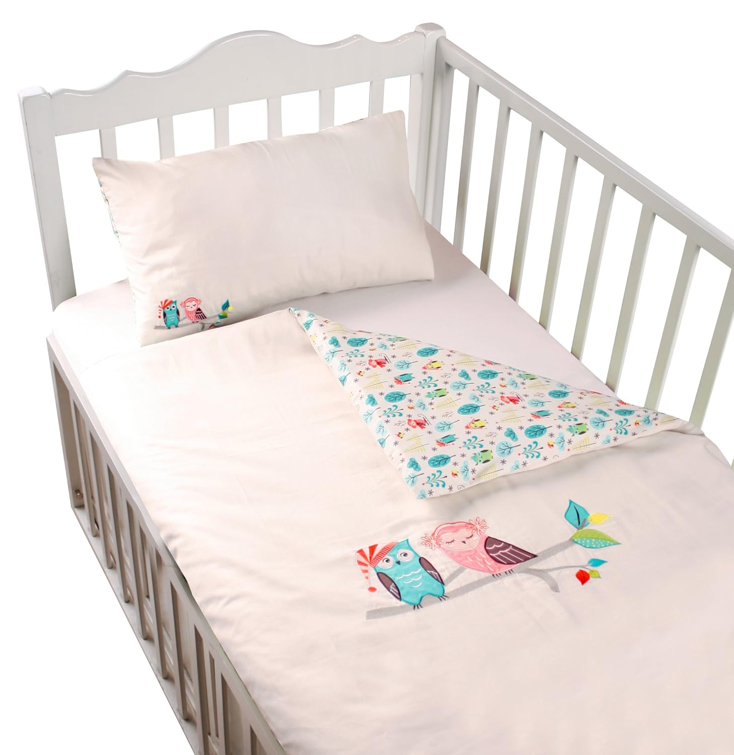 Junior Joy Cot Bed Duvet Cover Pink Bedding & Linen Duvet Covers