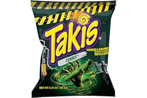 Takis Zombie Habanero & Cucumber Artificially Flavored Tortilla Chips, 3.25 oz 92.4g