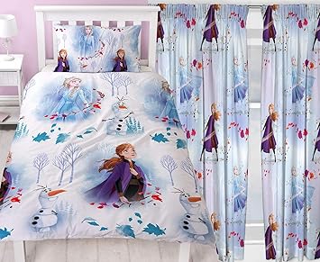 Frozen 2 Element Single Rotary Duvet Matching 66 X 72 Drop