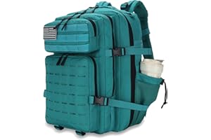 W WINTMING Military Tactical Backpack 45L/25L 3 Day Assault Pack Molle Daypack Hiking Backpack for Men and Women