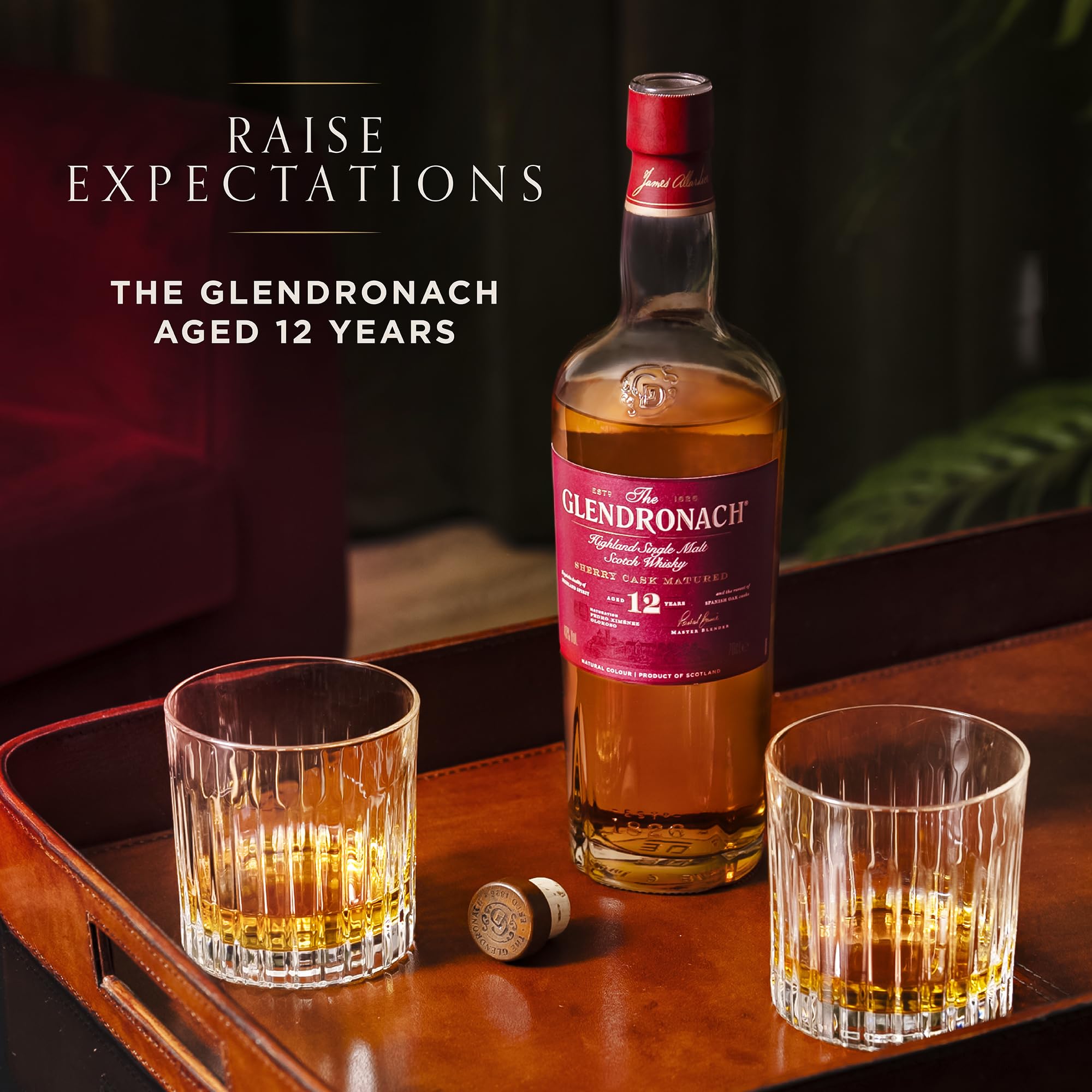 The Glendronach 12 Jahre - Premium Single Malt Whisky - Geschenkempfehlung - Vollmundig, cremig und würzig mit Sherrynoten - 0.7L/43 Prozent Vol 5
