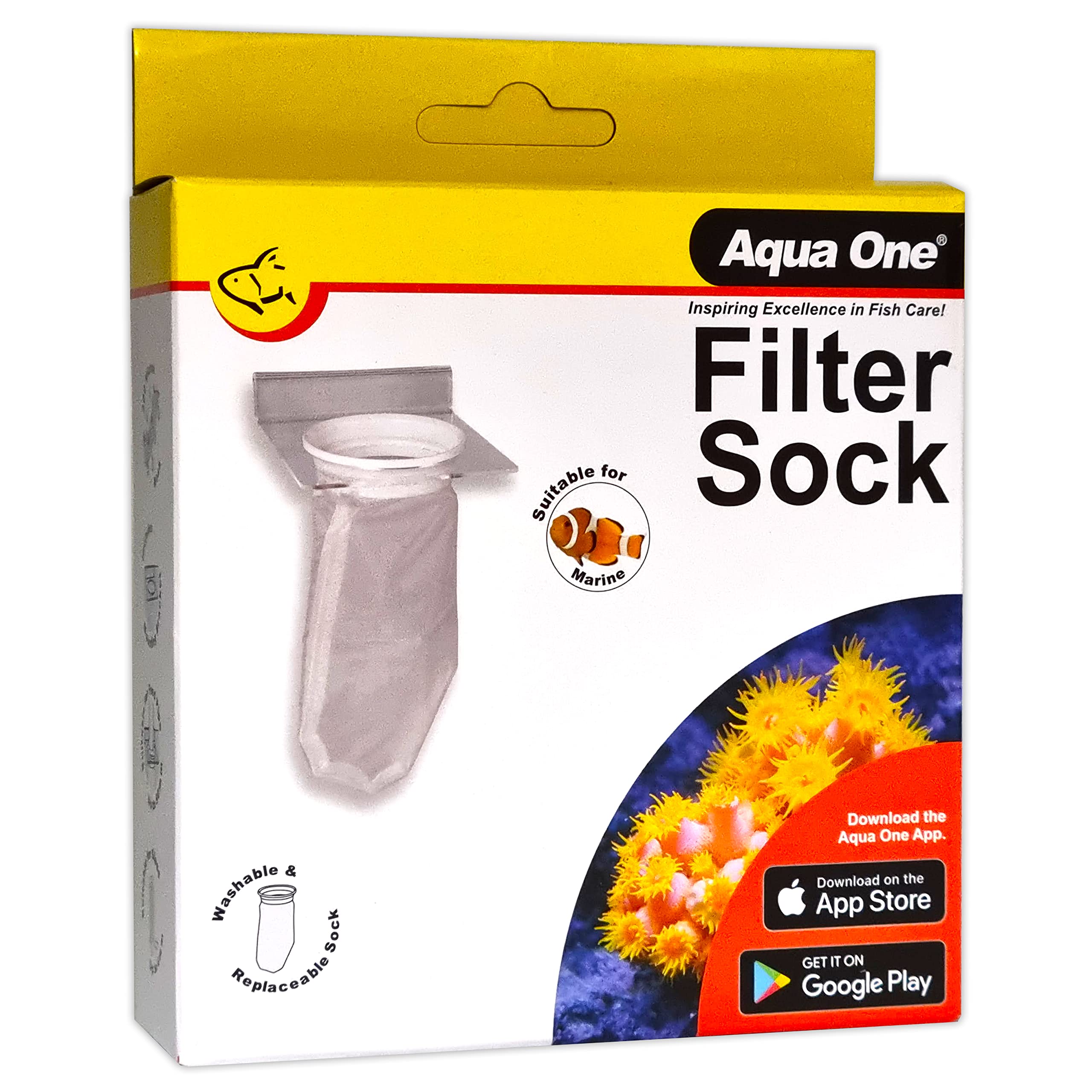 Aqua One Filter Sock Round 12x11.5x26.5cm